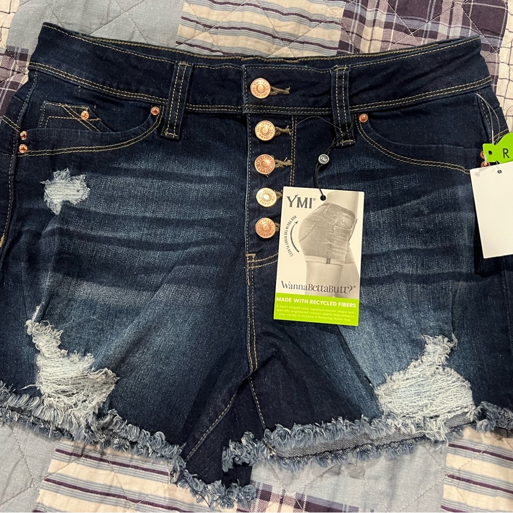 YMI Wanna Betta Butt Jean Shorts, Sz 9